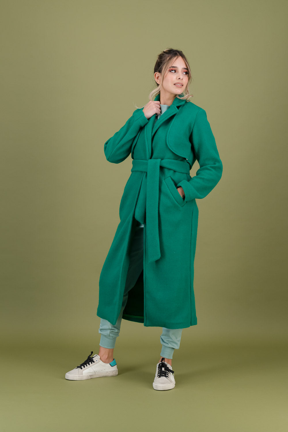 EMMA TRENCH COAT - green