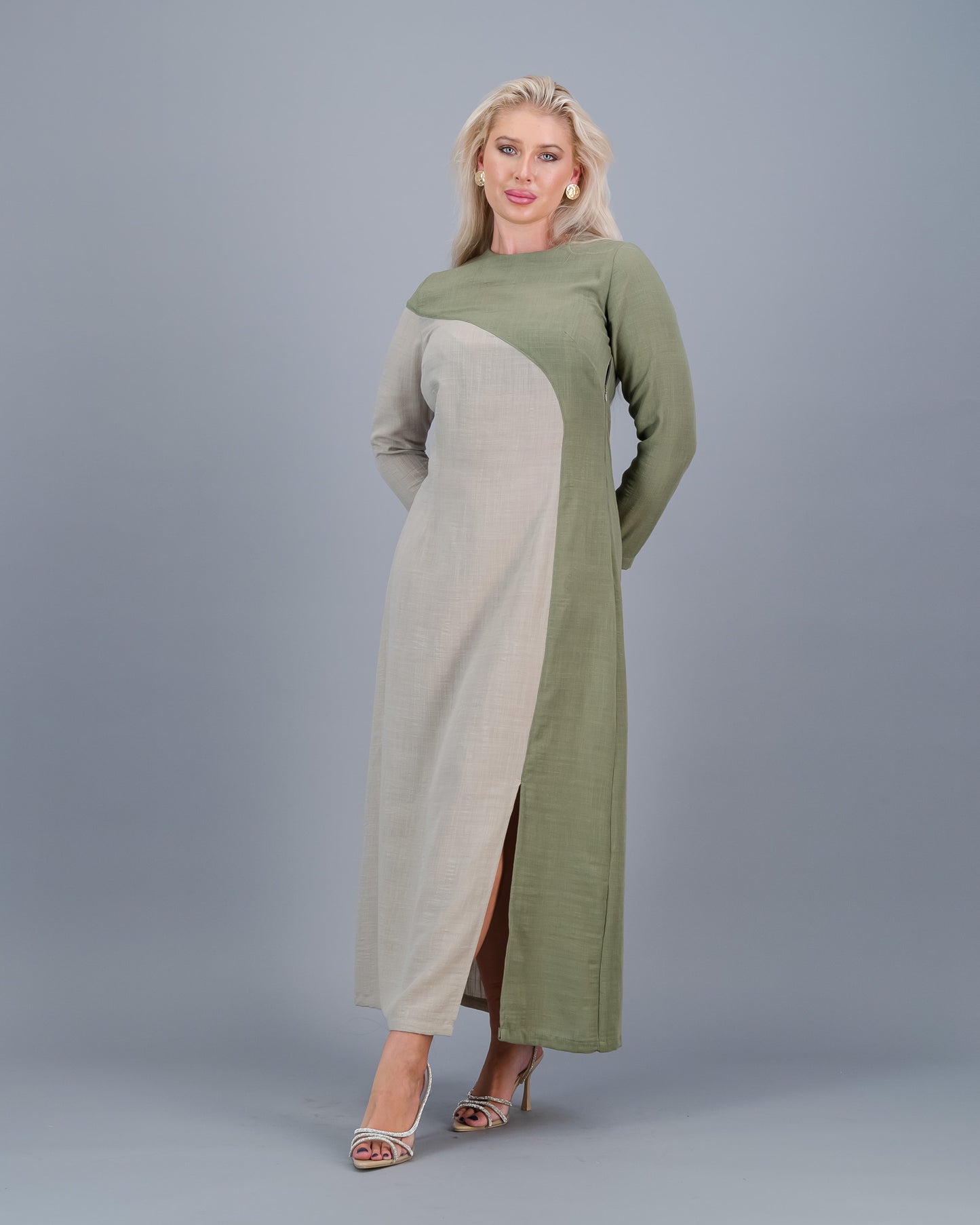 JASMINE - olive and stone