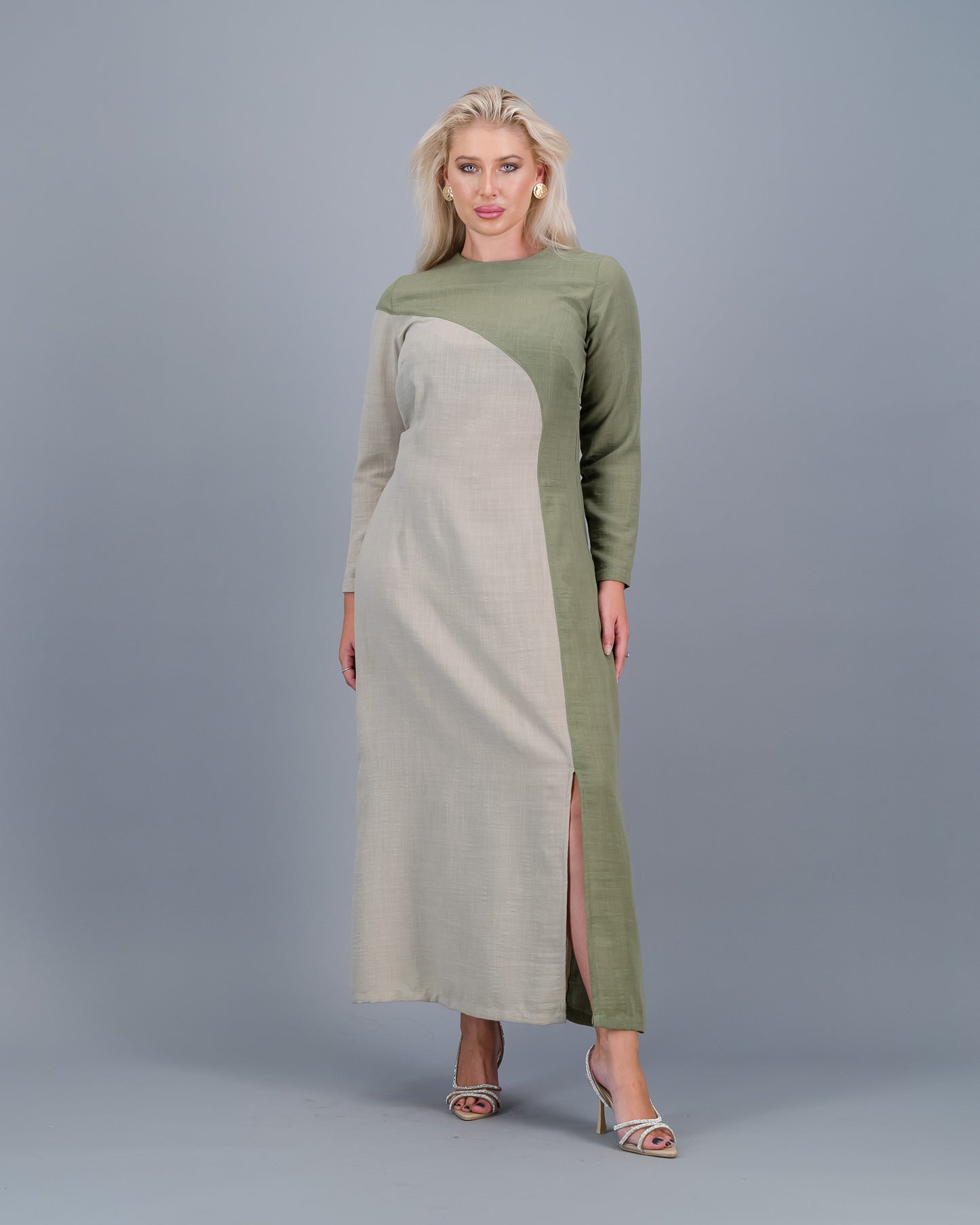 JASMINE - olive and stone