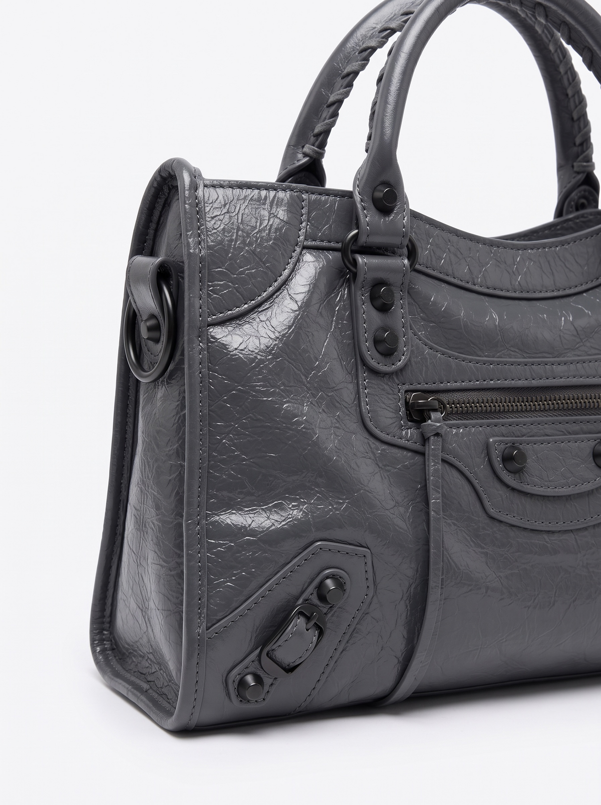 ETERNAL L— Luxury Treated Genuine Leather city top handle Handbag
