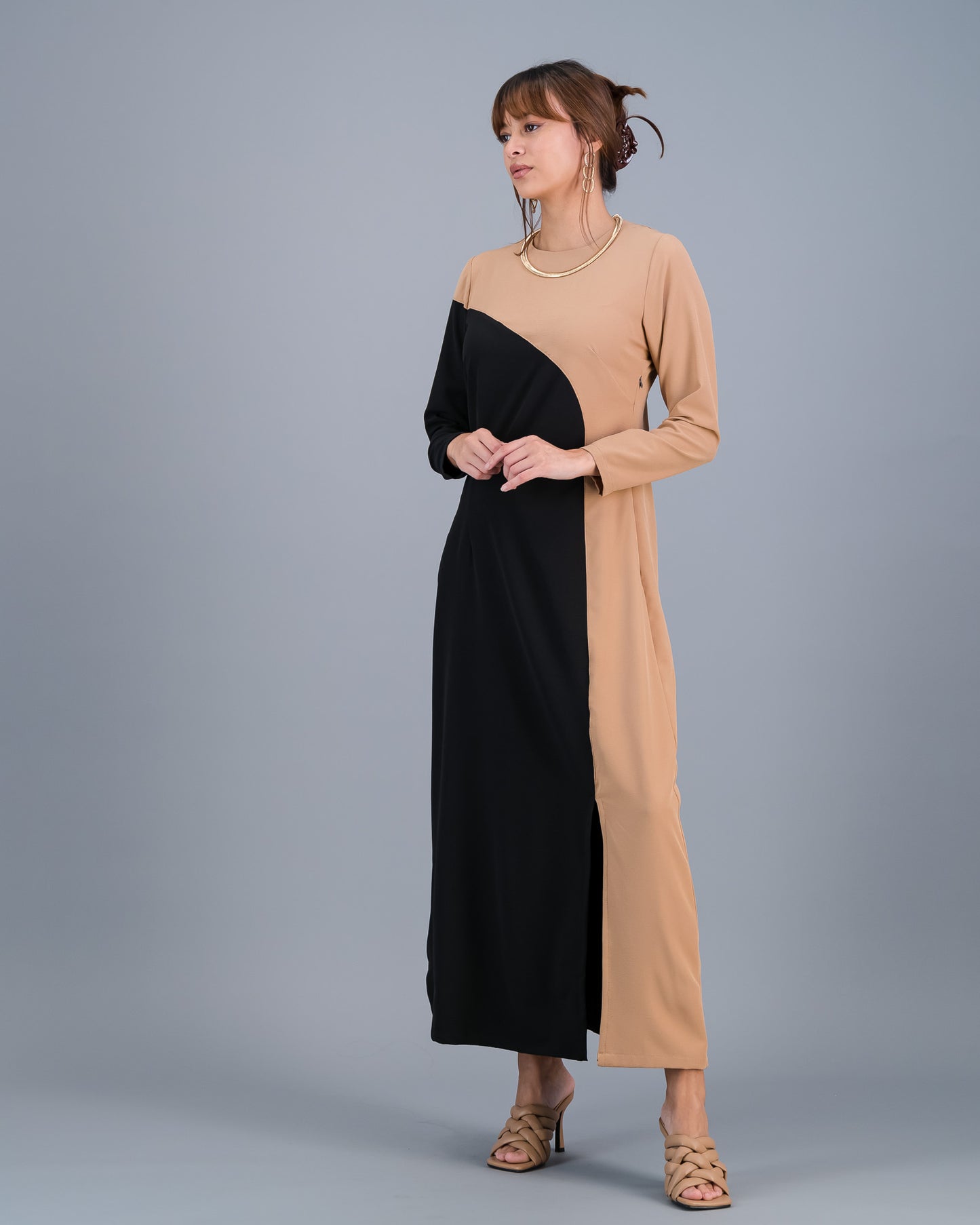 JASMINE - black and nude