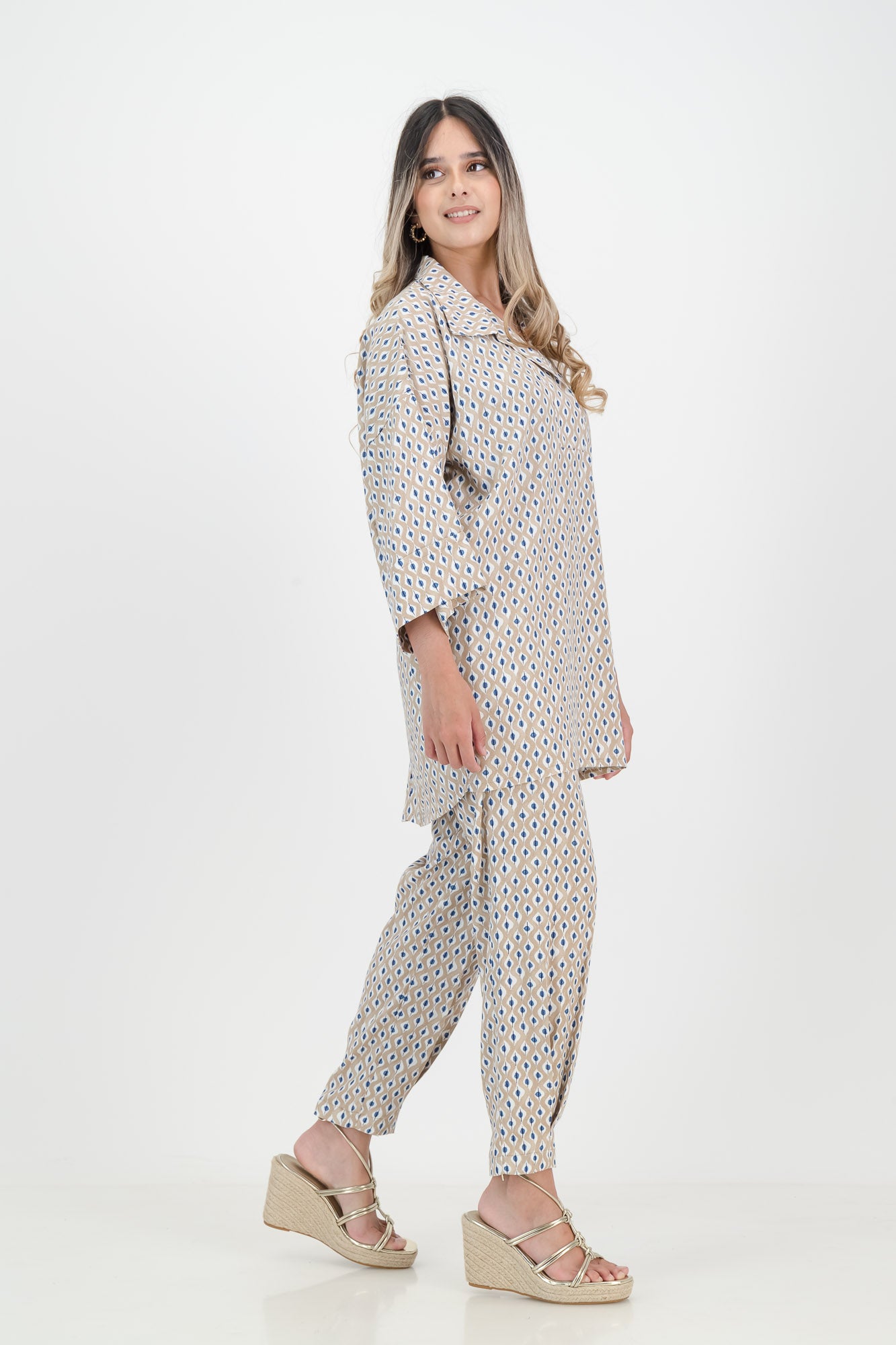 ARCO SET - stone & blue