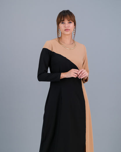 JASMINE - black and nude
