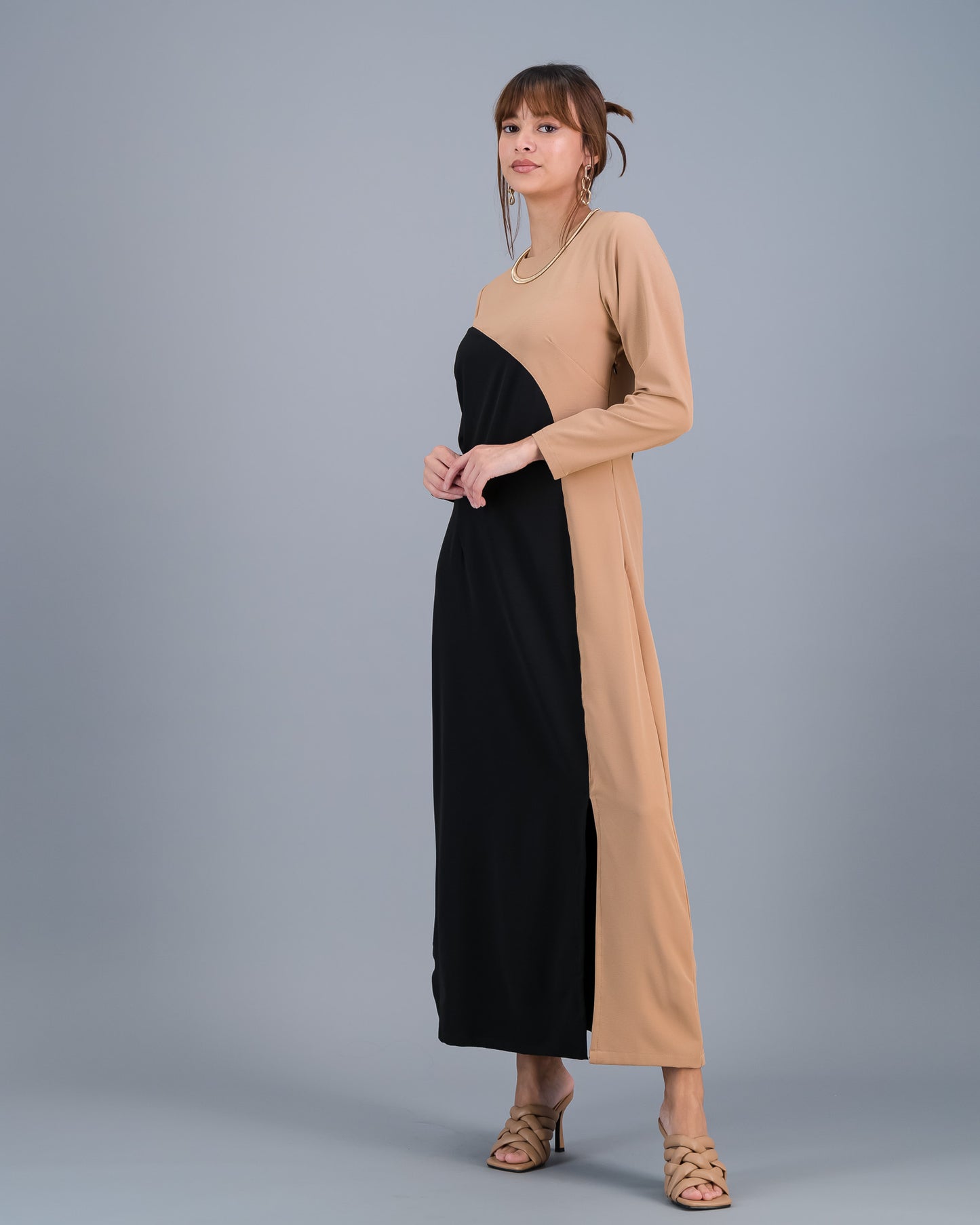 JASMINE - black and nude