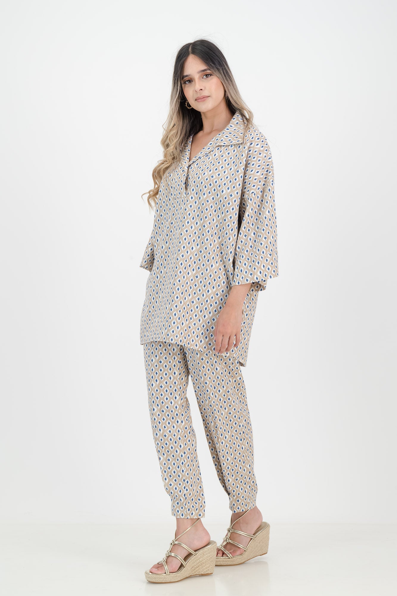 ARCO SET - stone & blue