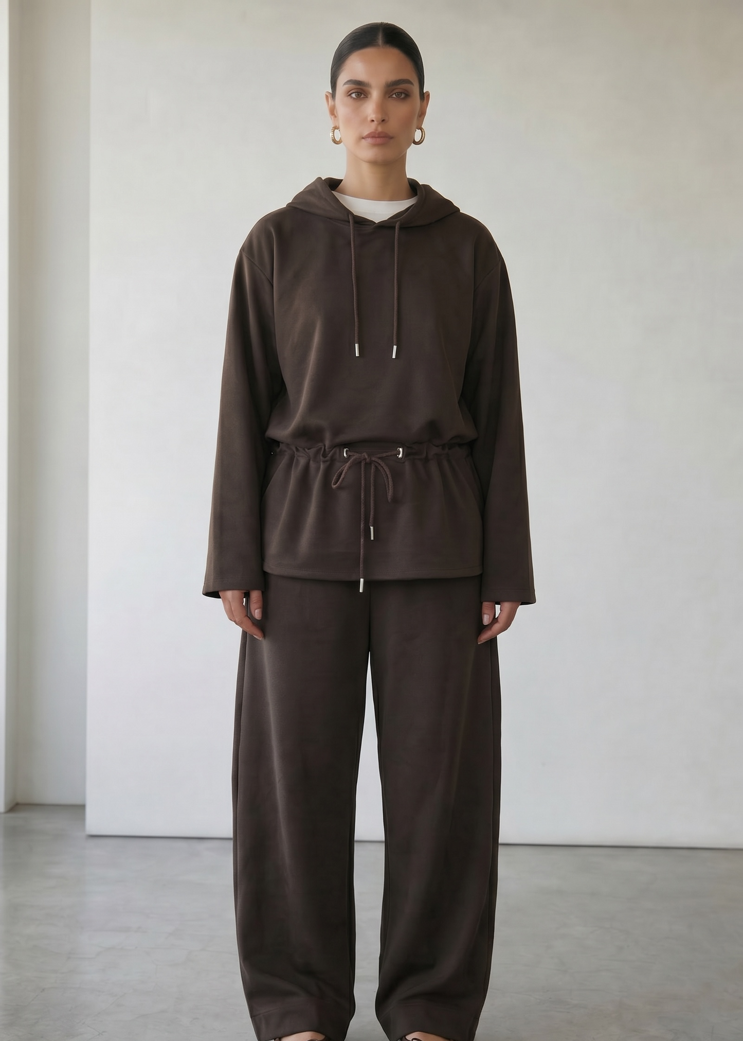 LUNA LOUNGE SET  - chocolate brown
