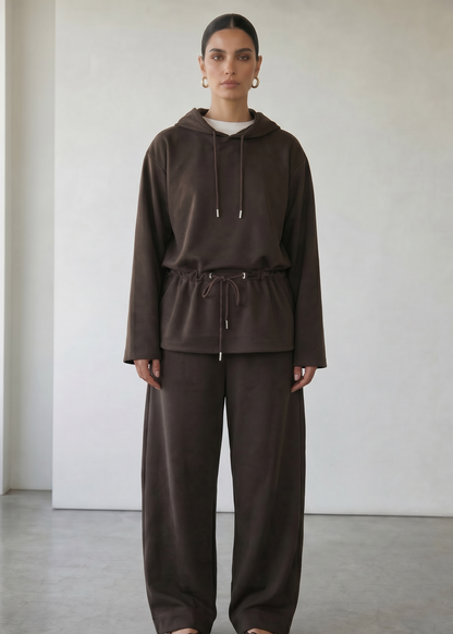 LUNA LOUNGE SET  - chocolate brown