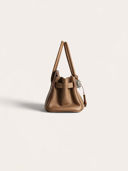 The Legacy — Tan Top-Grain Togo Leather Shoulder Bag