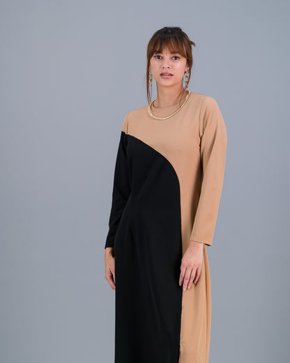 JASMINE - black and nude