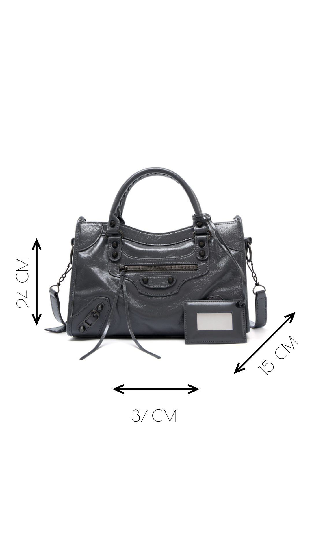 ETERNAL L— Luxury Treated Genuine Leather city top handle Handbag