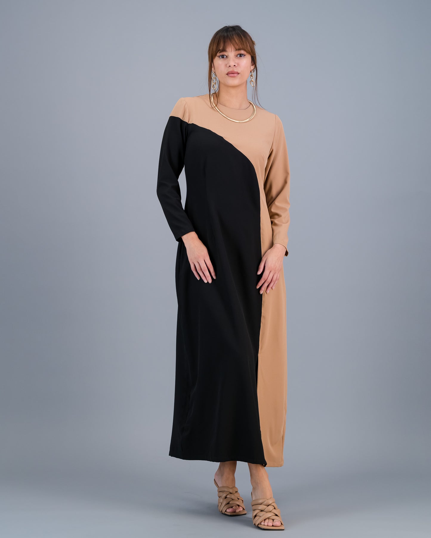 JASMINE - black and nude
