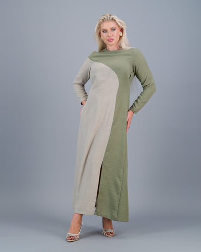 JASMINE - olive and stone