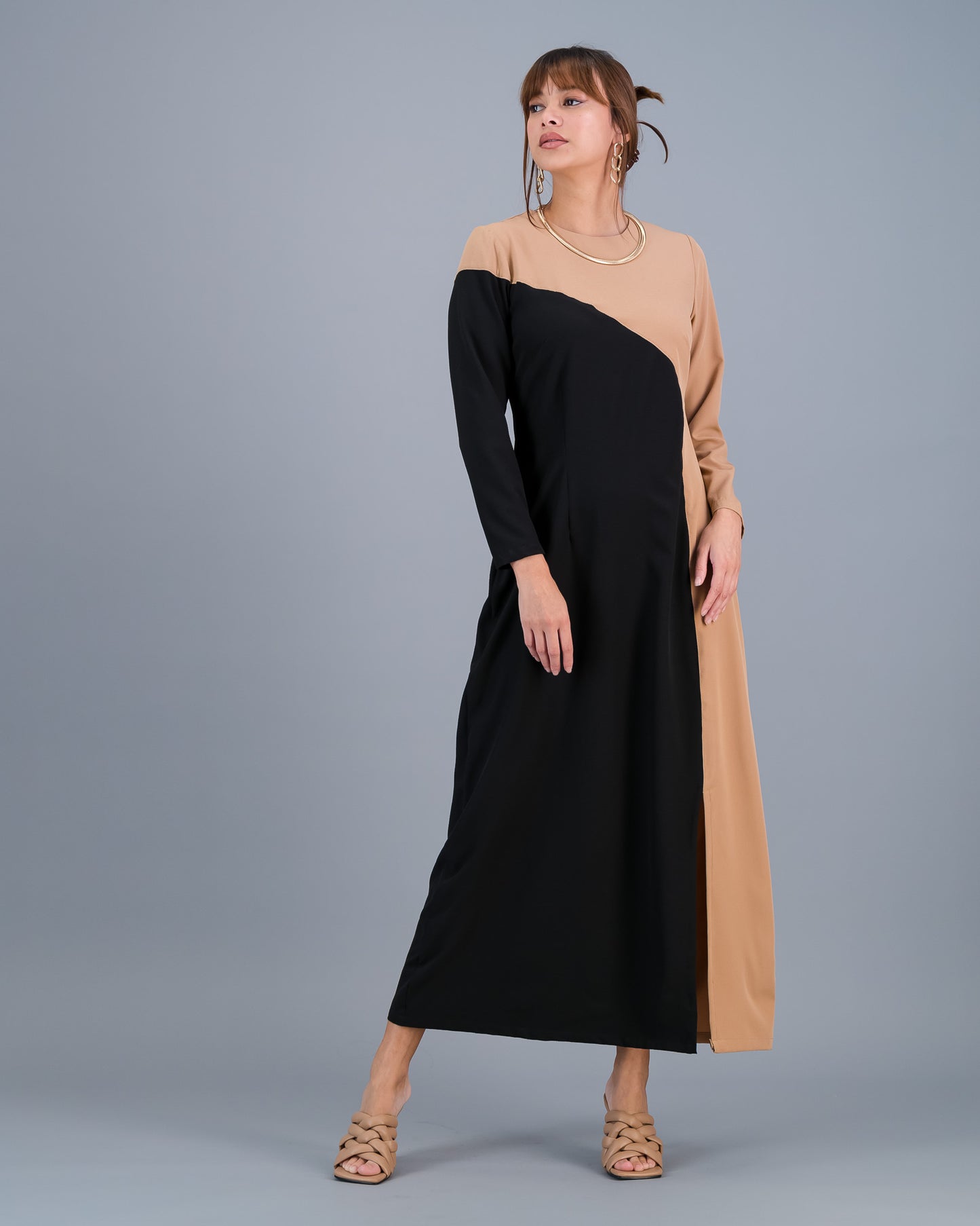 JASMINE - black and nude