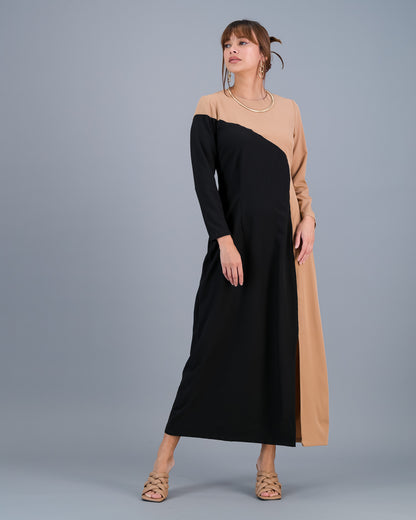 JASMINE - black and nude