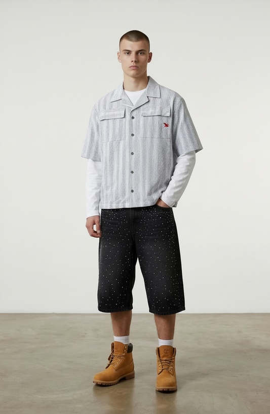 SHIRT  - black and grey