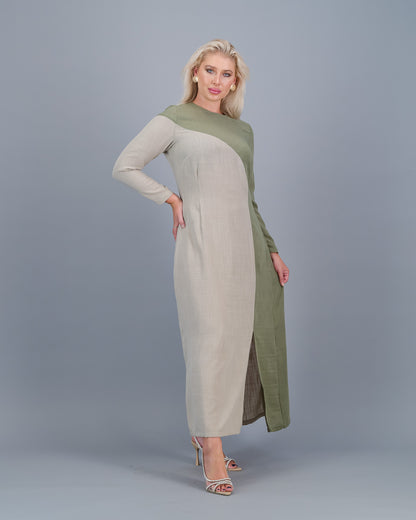 JASMINE - olive and stone