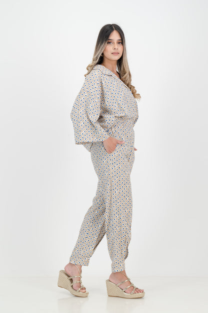 ARCO SET - stone & blue