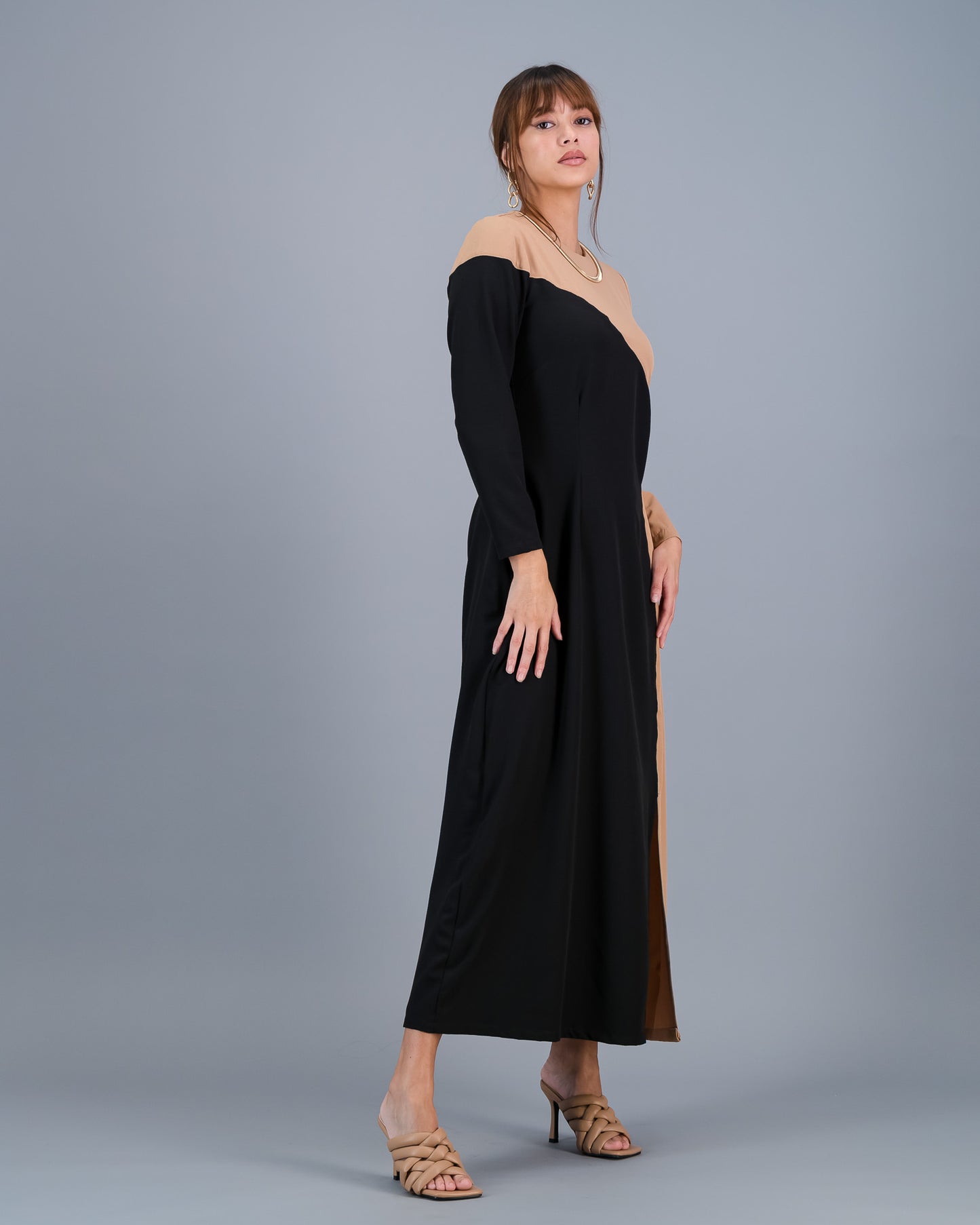 JASMINE - black and nude
