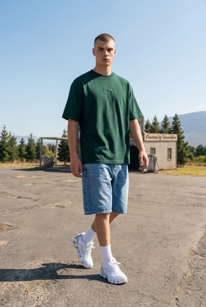 H T-SHIRT- pine green