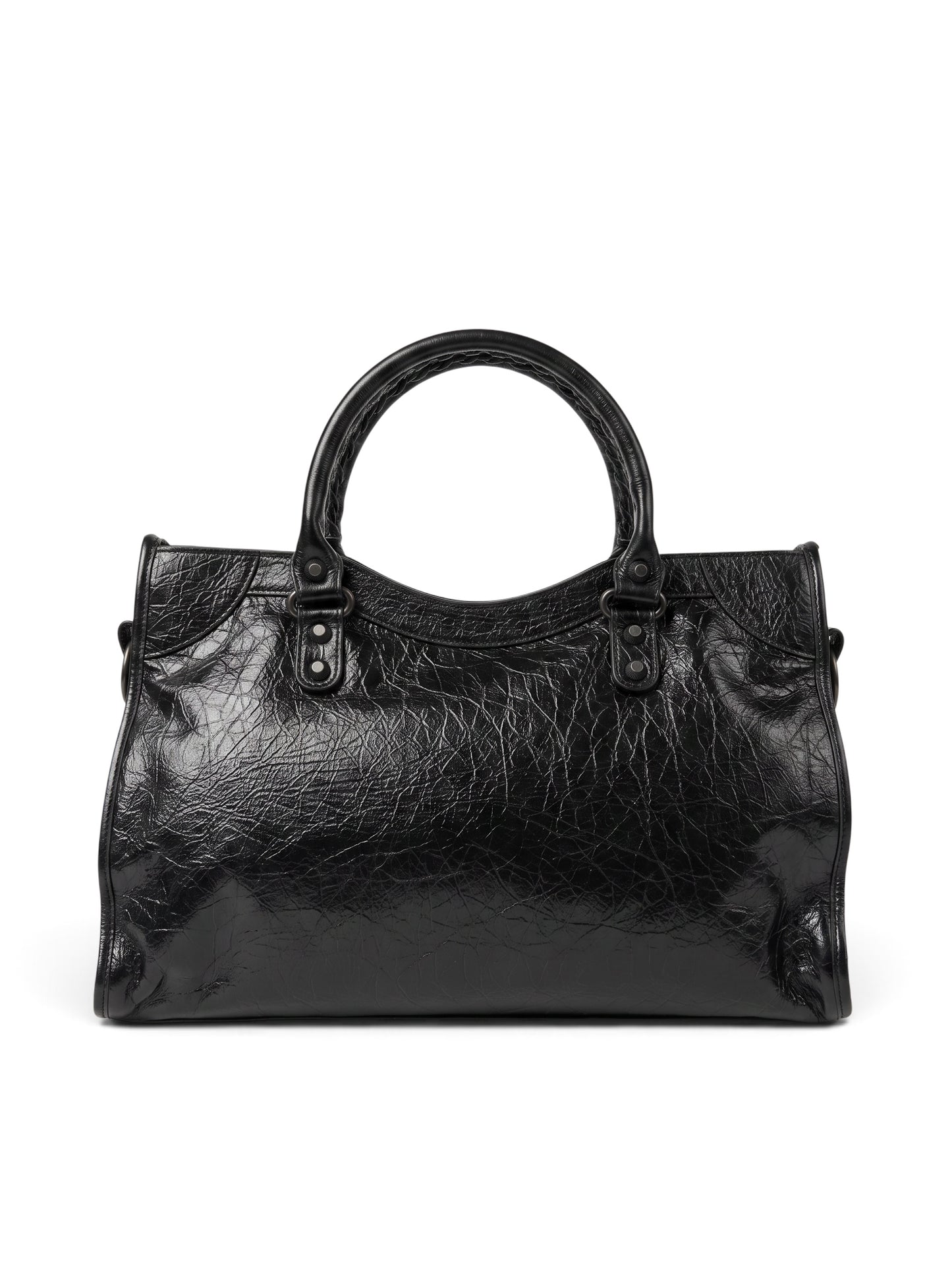 ETERNAL L— Luxury Treated Genuine Leather city top handle Handbag