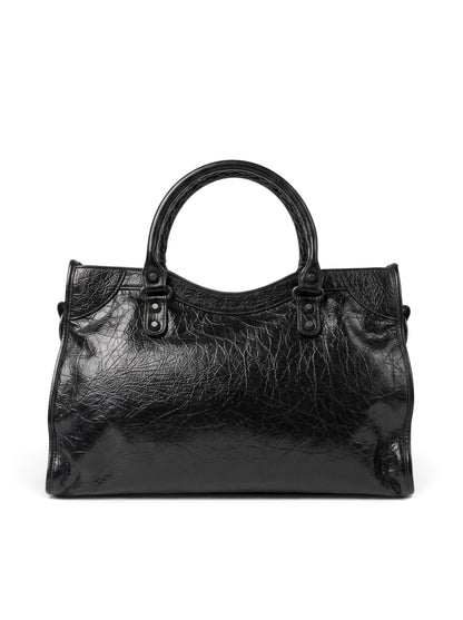 ETERNAL L— Luxury Treated Genuine Leather city top handle Handbag