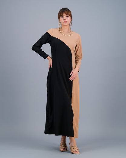 JASMINE - black and nude
