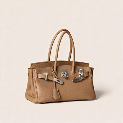 The Legacy — Tan Top-Grain Togo Leather Shoulder Bag