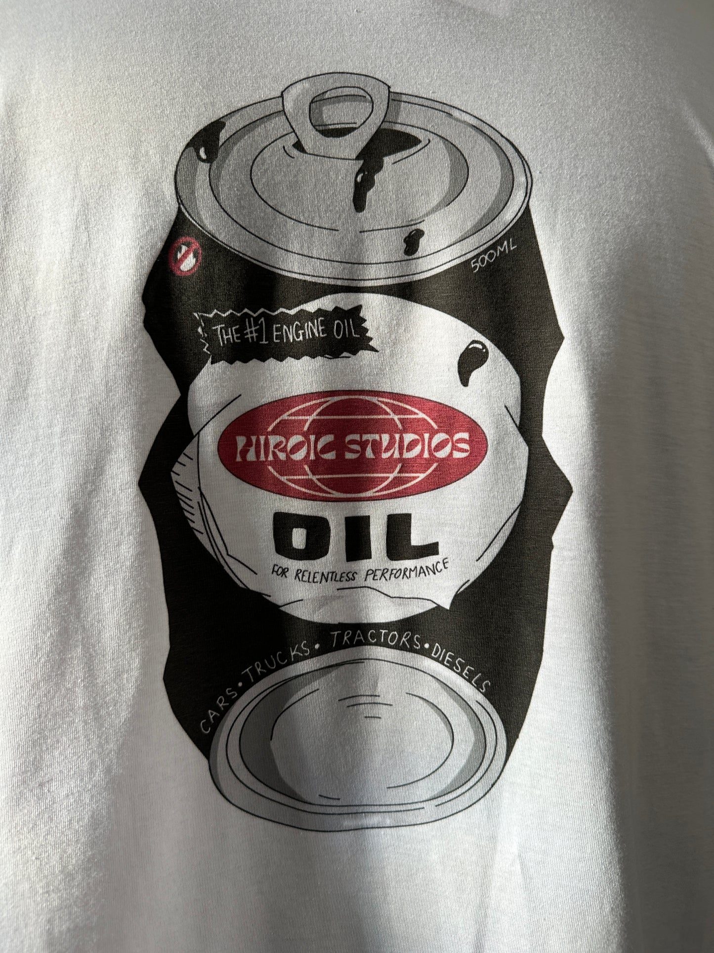 CRUSHED T-SHIRT - white