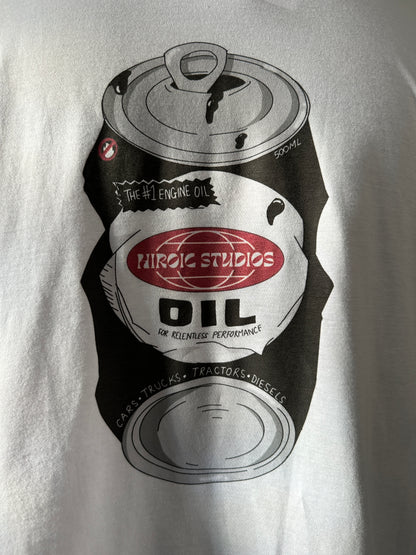 CRUSHED T-SHIRT - white