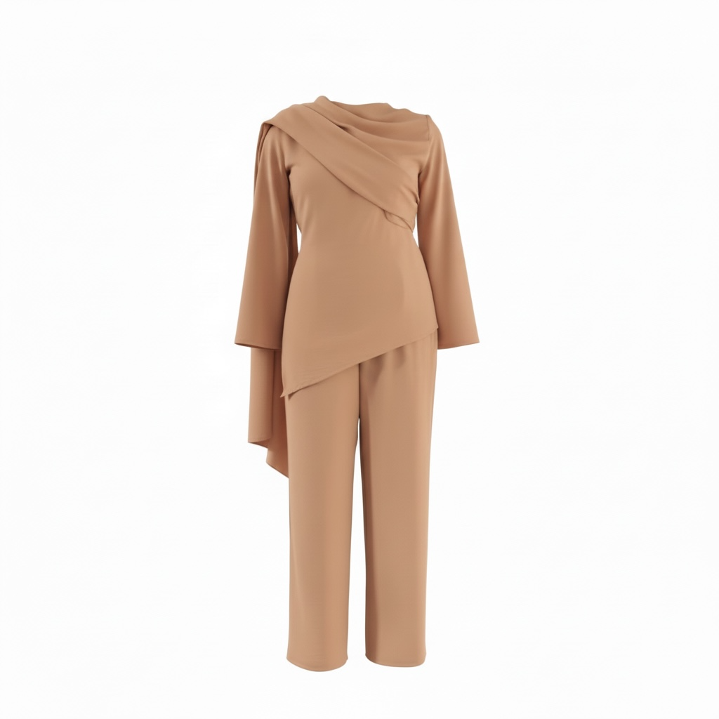KELLY SET  - caramel beige