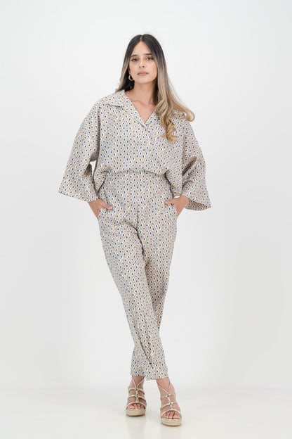 ARCO SET - stone & blue