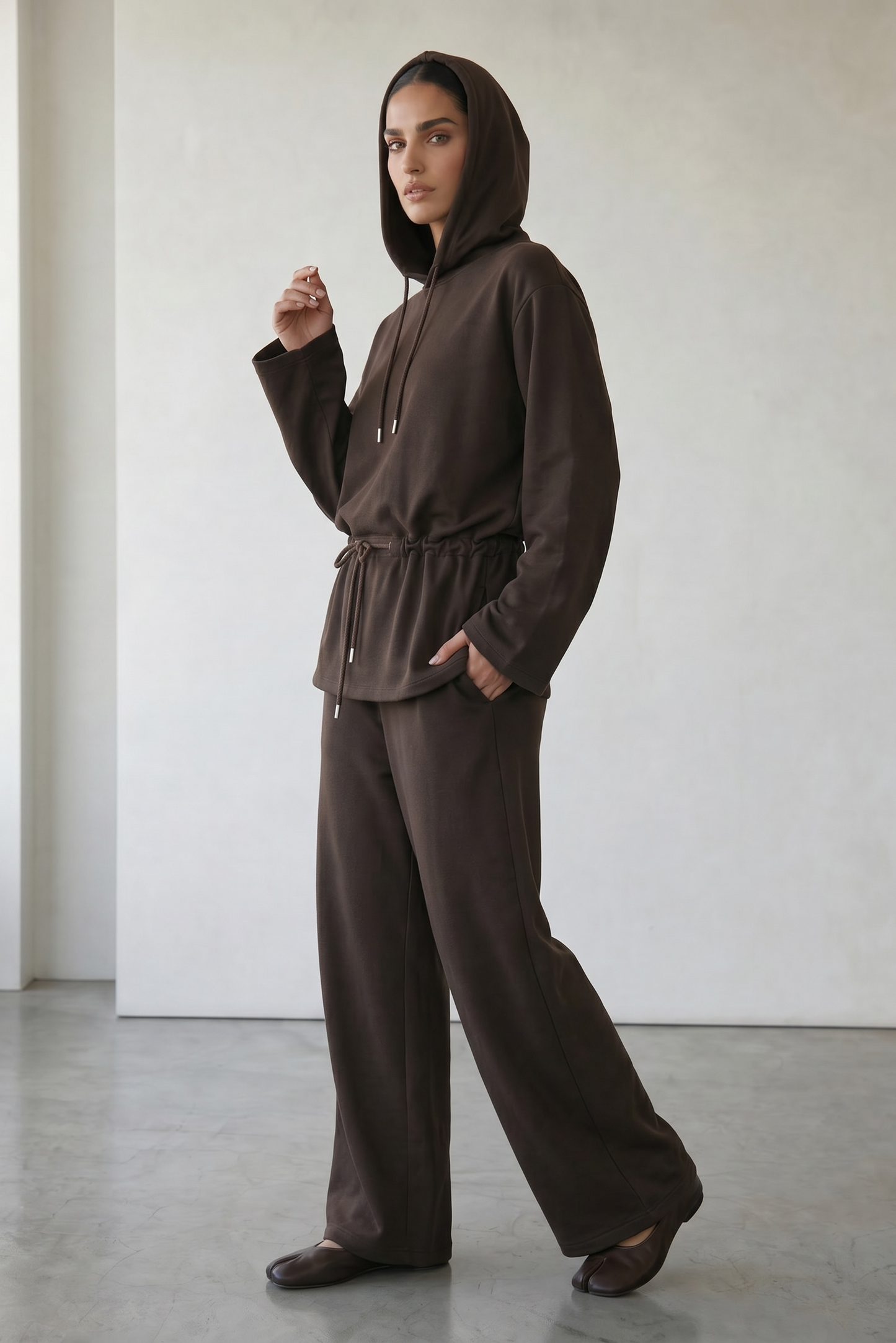 LUNA LOUNGE SET  - chocolate brown