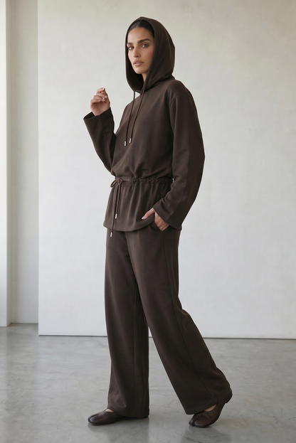 LUNA LOUNGE SET  - chocolate brown