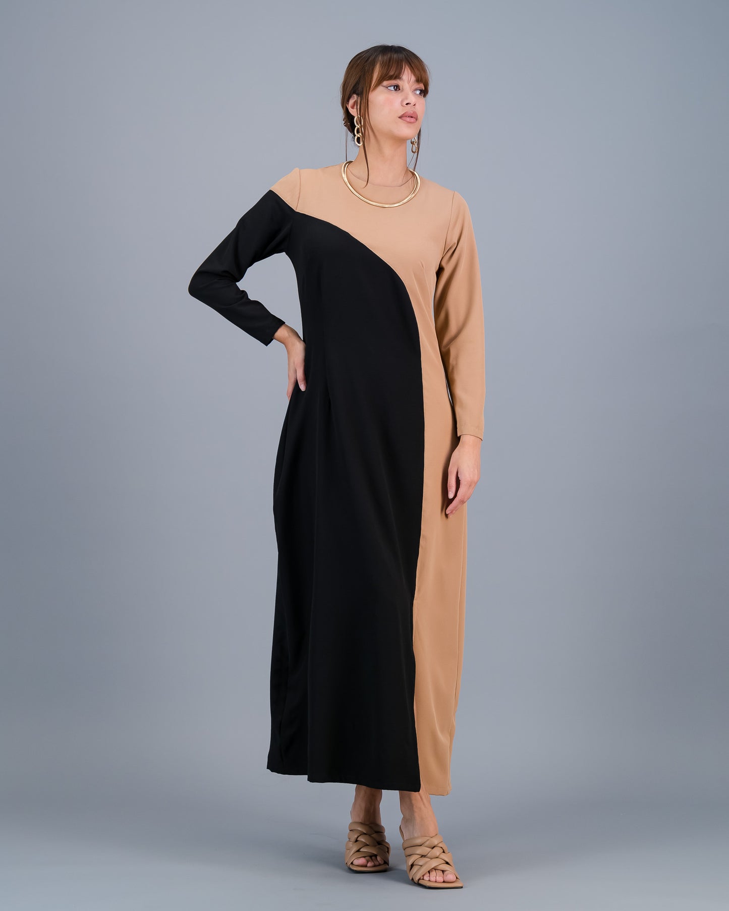 JASMINE - black and nude