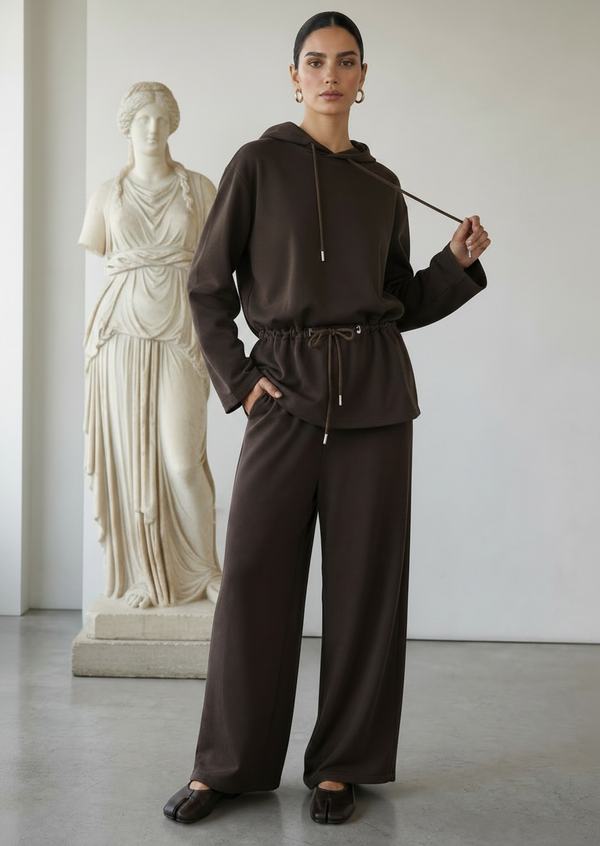LUNA LOUNGE SET  - chocolate brown