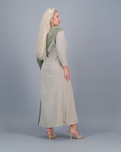 JASMINE - olive and stone