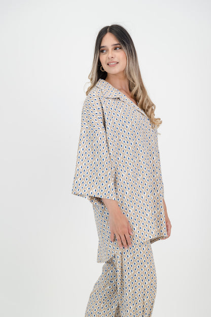 ARCO SET - stone & blue