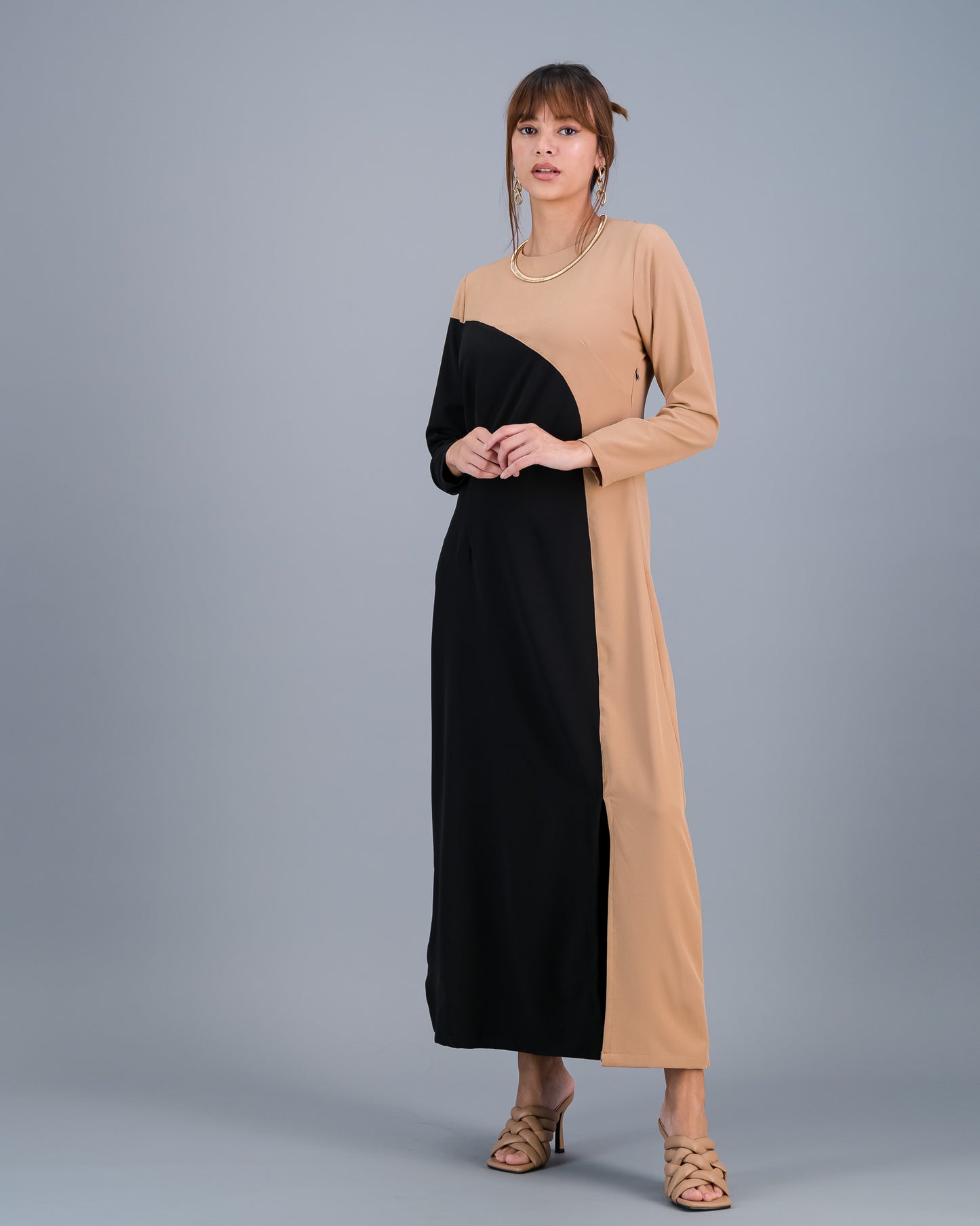 JASMINE - black and nude