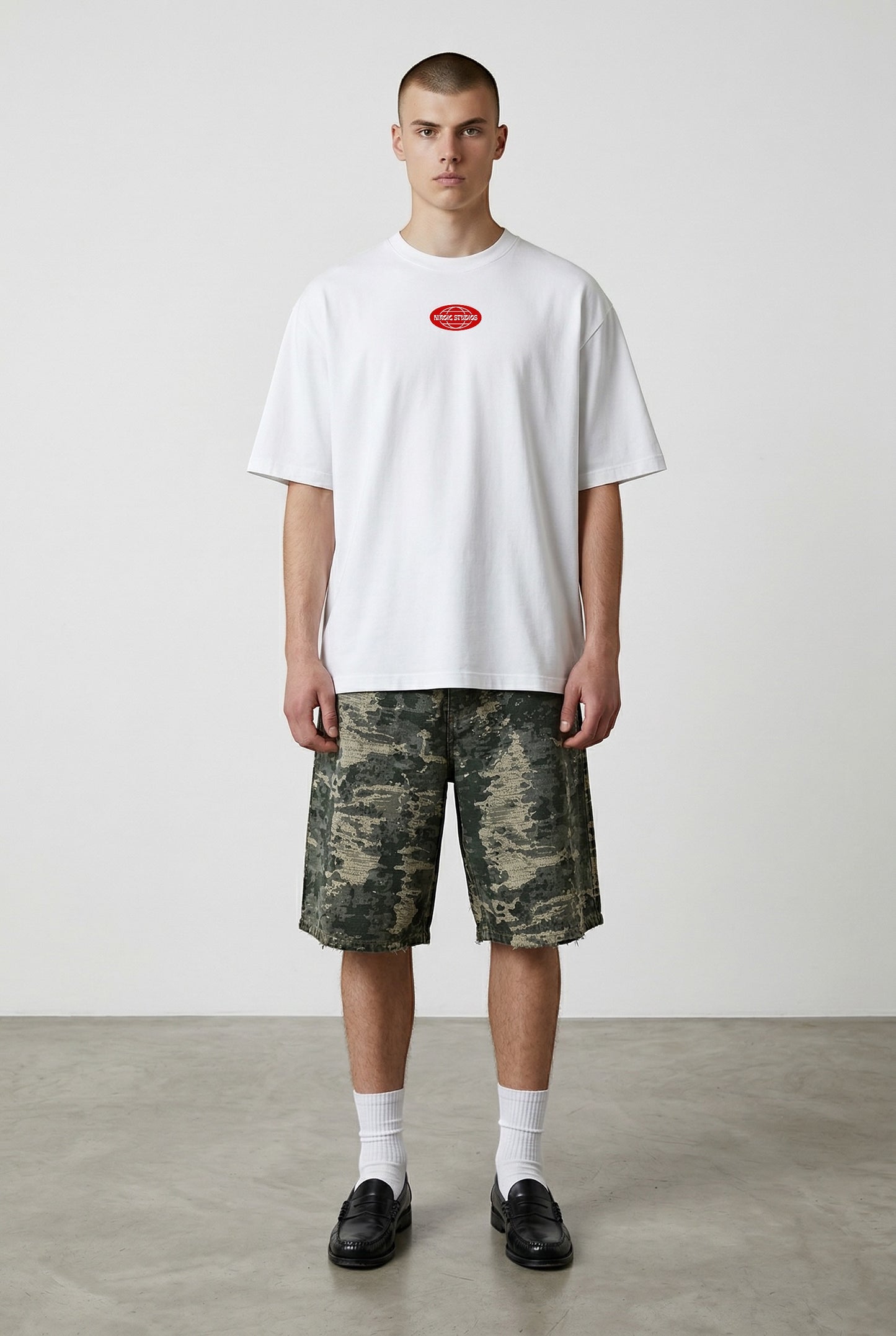 CRUSHED T-SHIRT - white