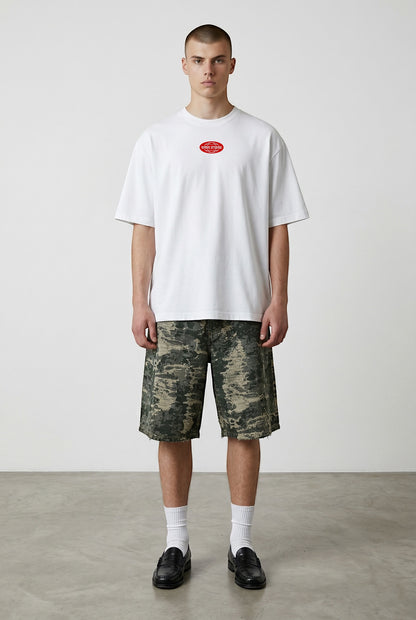 CRUSHED T-SHIRT - white