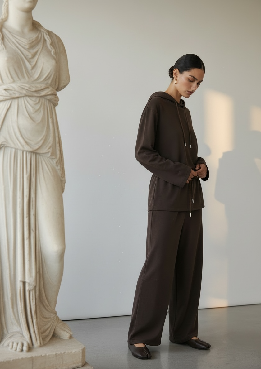 LUNA LOUNGE SET  - chocolate brown