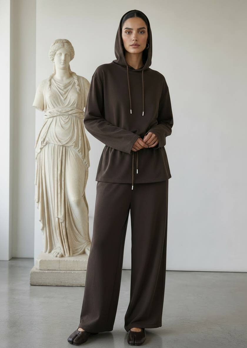 LUNA LOUNGE SET  - chocolate brown
