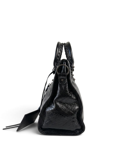 ETERNAL L— Luxury Treated Genuine Leather city top handle Handbag