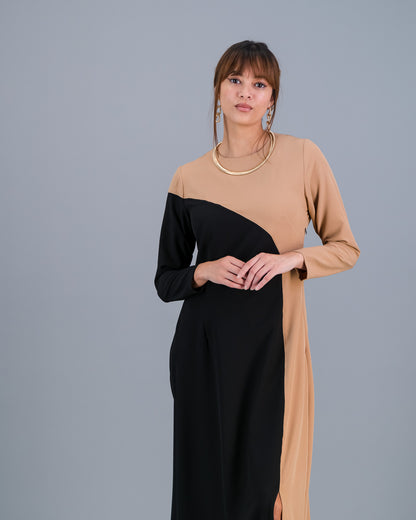 JASMINE - black and nude
