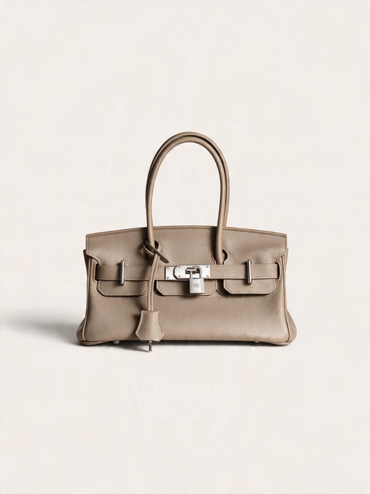 The Legacy — Tan Top-Grain Togo Leather Shoulder Bag