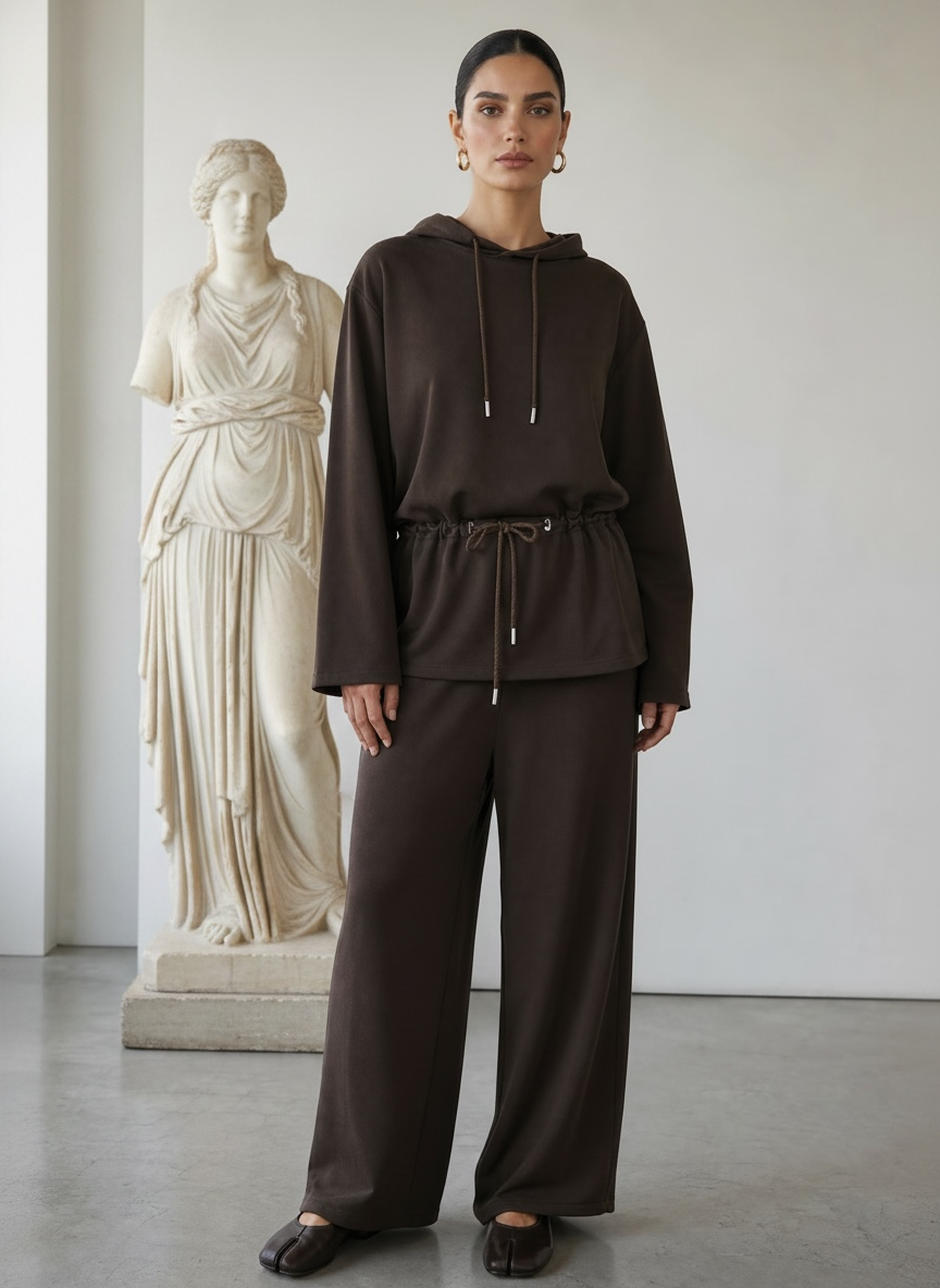 LUNA LOUNGE SET  - chocolate brown