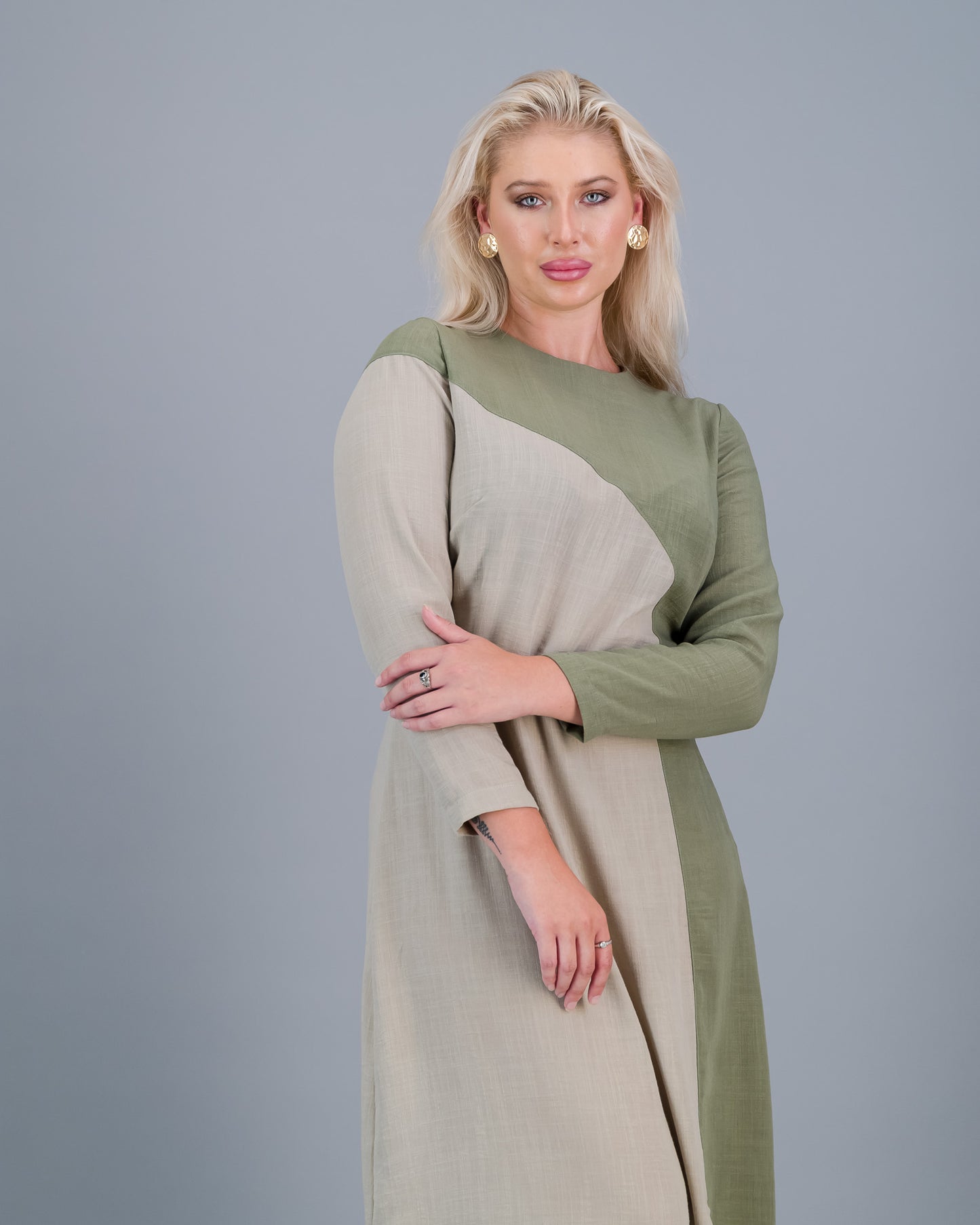 JASMINE - olive and stone