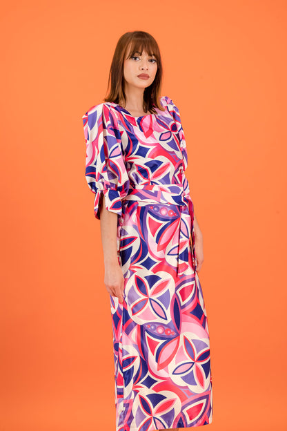 SAMANTHA - pink multi