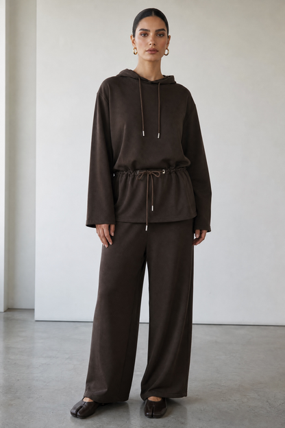 LUNA LOUNGE SET  - chocolate brown