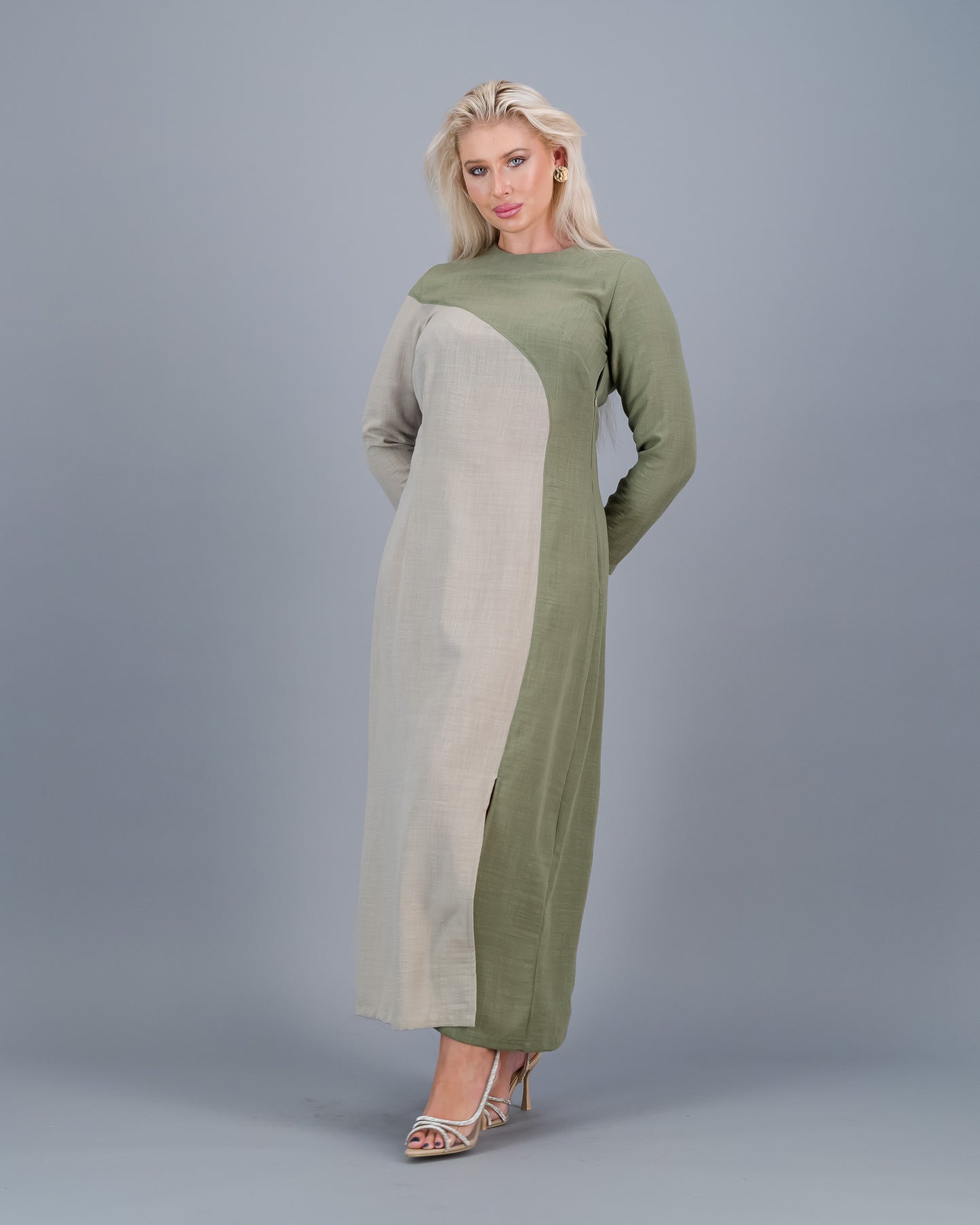 JASMINE - olive and stone